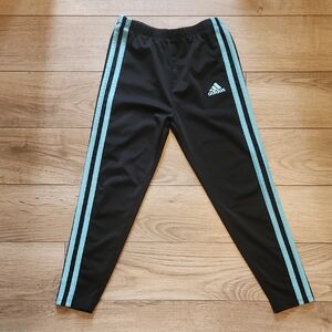 Adidas Black and Blue Trackpants Tapered *Back To School Perfect*